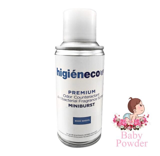 Higieneco MiniBurst 2.0 Aerosol Air Freshener Automatic Fragrance Refill, Antibacterial, 160 mL