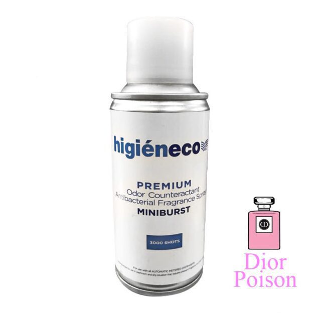 Higieneco MiniBurst 2.0 Aerosol Air Freshener Automatic Fragrance Refill, Antibacterial, 160 mL