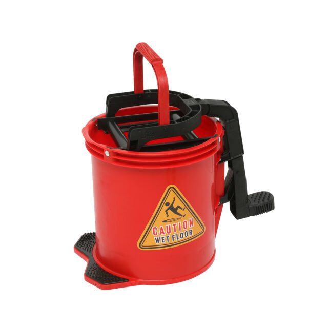 Edco Enduro Nylon Wringer Bucket, Red