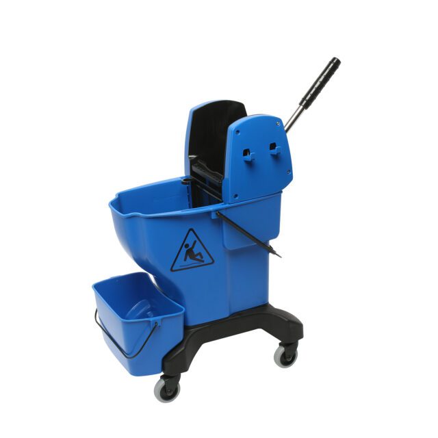 Edco Enduro Press Bucket Complete with Wringer, Blue