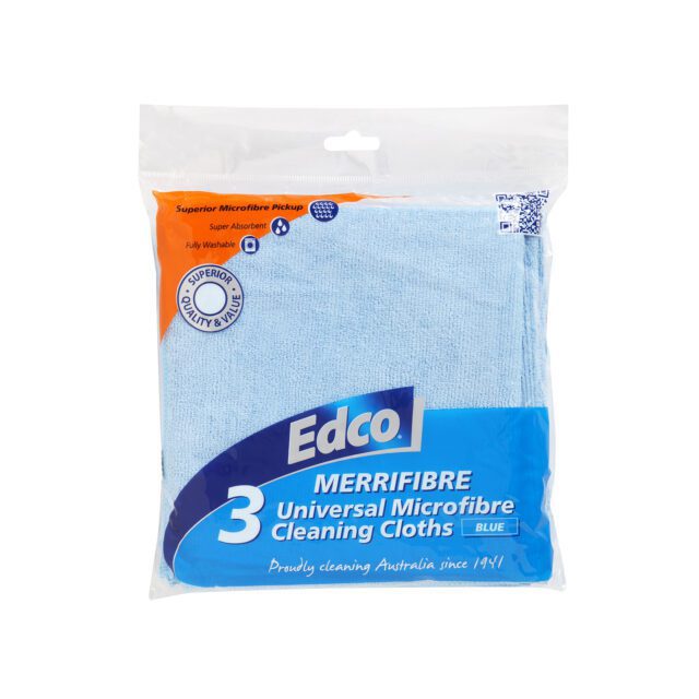 Edco Merrifibre Cloth, Blue, 3 Pack