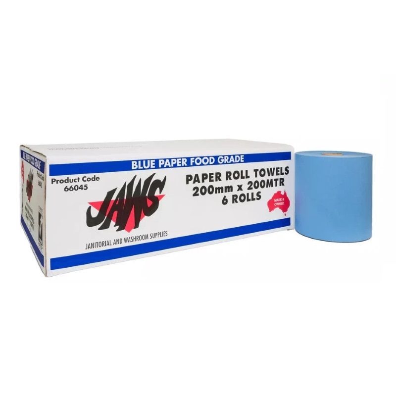 Jaws Blue Autocut Hand Towel, 200 m