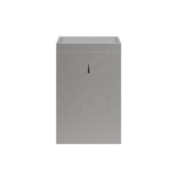 Stainless Steel Sanitary Bin, Grey