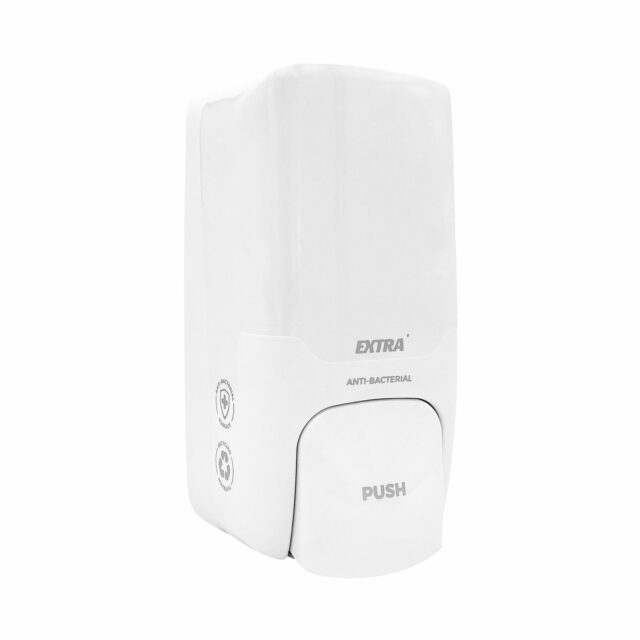 Extra Flexi Liquid Soap Manual Dispenser, White, 1200 mL