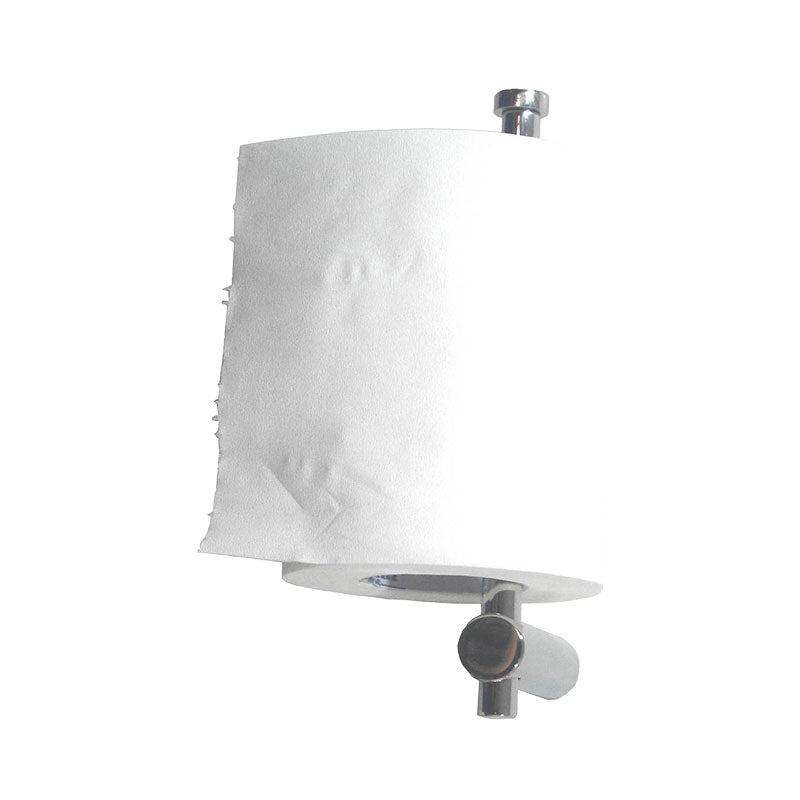 Wall-mounted light fixture with a white shade on a white background