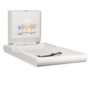 Vertical Baby Changing Station – White, CP0016V-ASTM