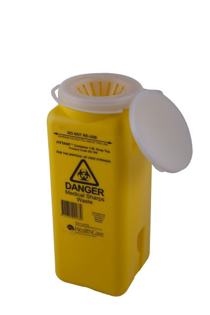 ASP HealthCare FITTANK Sharps Container 1.8L