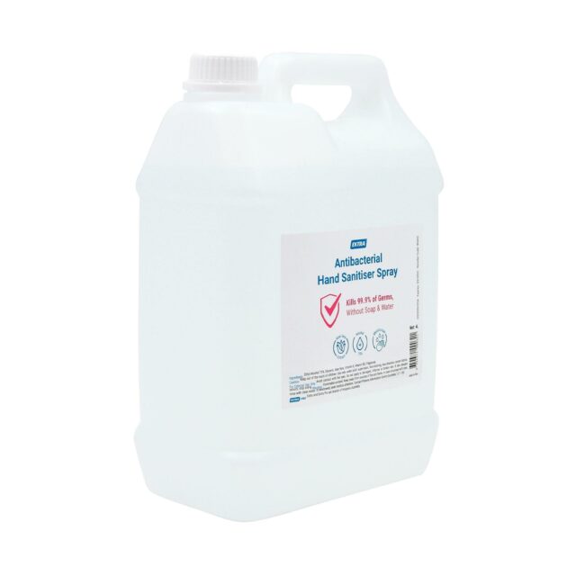 Extra Antibacterial 75% Alcohol Hand Sanitiser Spray Refill, 4 L