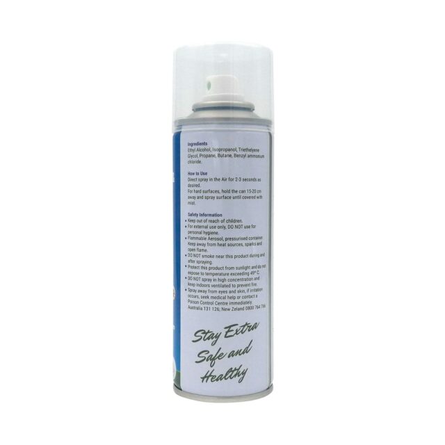 Extra Disinfectant and Sanitising Spray, 75% Alcohol, Eucalyptus, 250 mL