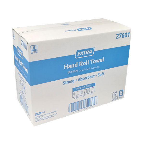 Extra Hygiene Premium Hand Roll Towel, 16 Rolls, 80 Meters