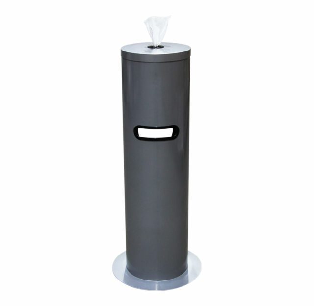 Extra Antibacterial Fitness Wipes + Free Floor Standing Metal Dispenser with Disposal Bin - 12 Roll