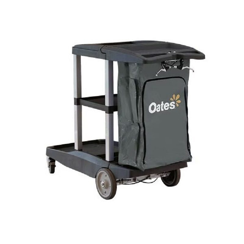 Platinum Janitors Cart Dead Man Brakes