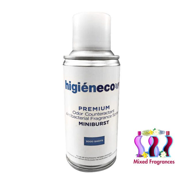 Higieneco MiniBurst 1.0 Aerosol Air Freshener Automatic Fragrance Refill, Antibacterial, 3000 Sprays, 110 mL