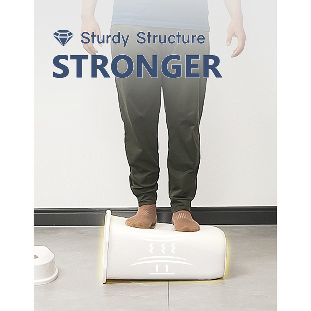 Multi Curved Trash Bin Floor Standing or Wall Mounted, 32L