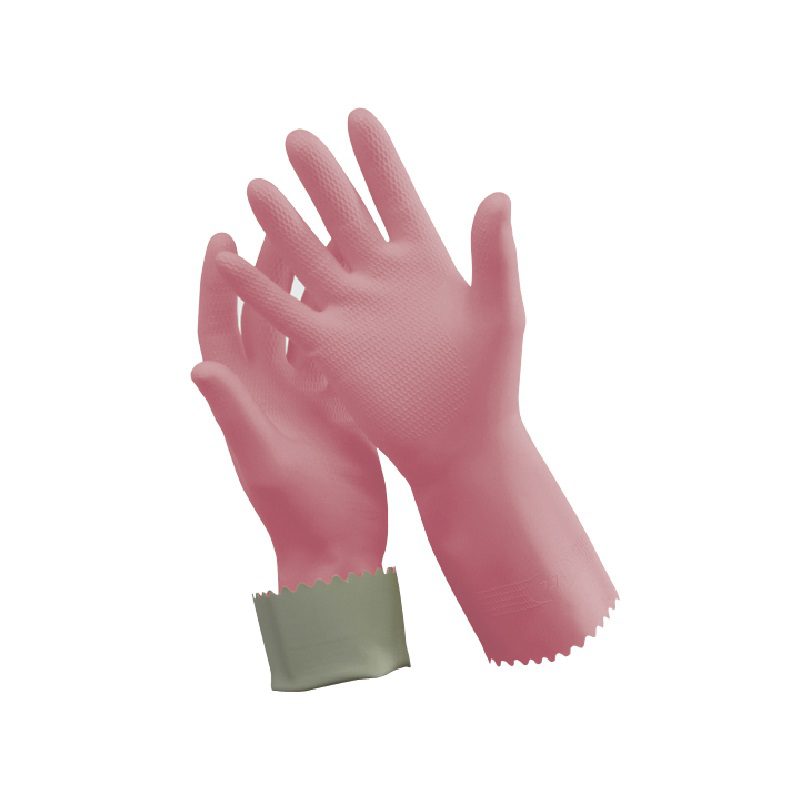 Oates Silver Lined Rubber Gloves, Size 10