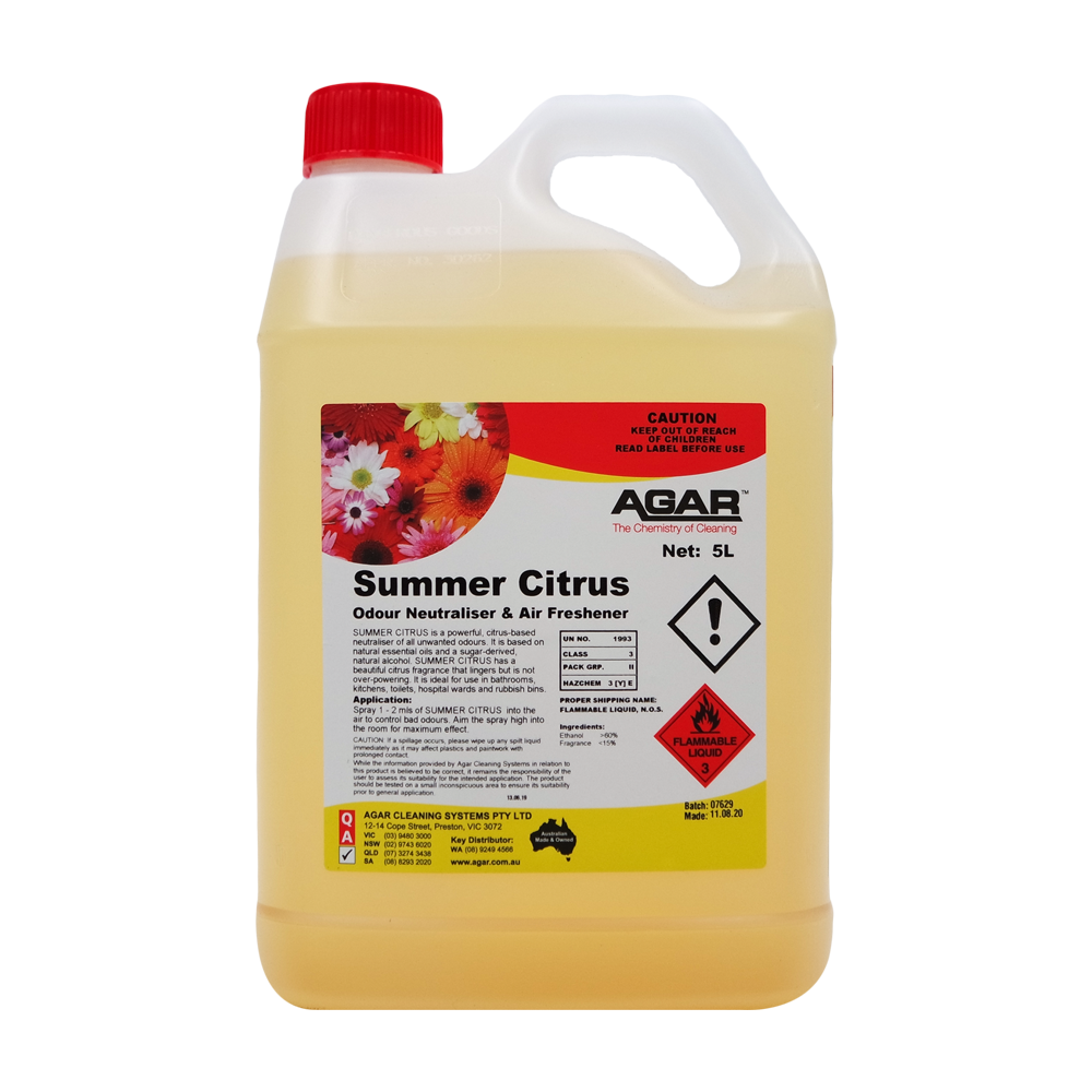 Agar Summer Citrus Odour Neutraliser and Air Freshener