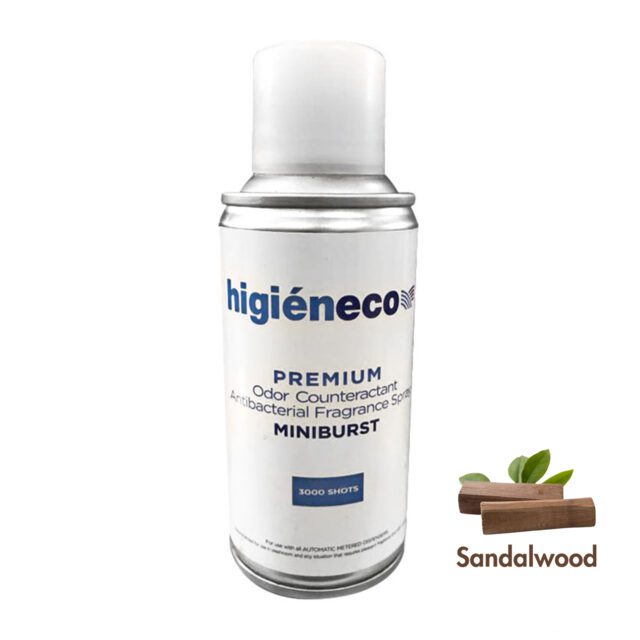 Higieneco MiniBurst 2.0 Aerosol Air Freshener Automatic Fragrance Refill, Antibacterial, 160 mL
