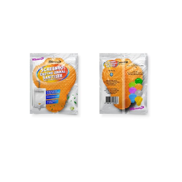 Screen60 Enzyme Urinal Sanitizer, Cucumelon, Orange
