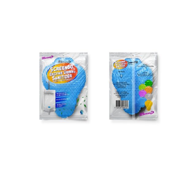Screen60 Enzyme Urinal Sanitizer, Ocean Drive, Blue