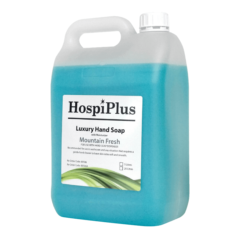 Hospiplus Blue Luxury Liquid Handwash, Hand Soap with Moisturiser, 5 L