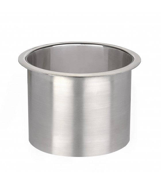 6L Satin Stainless Steel Countertop Mounted Bin