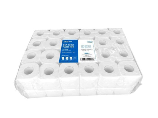 Extra Soft Bathroom Toilet Paper Bulk, 2 Ply, 400 Sheets, 48 Rolls