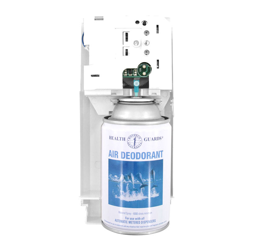 Metered Aerosol Dispenser Battery Operated with Lock & Key