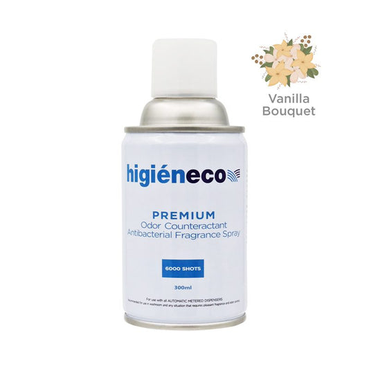 Higieneco Aerosol Air Freshener Automatic Fragrance Refill, Antibacterial, 300 mL