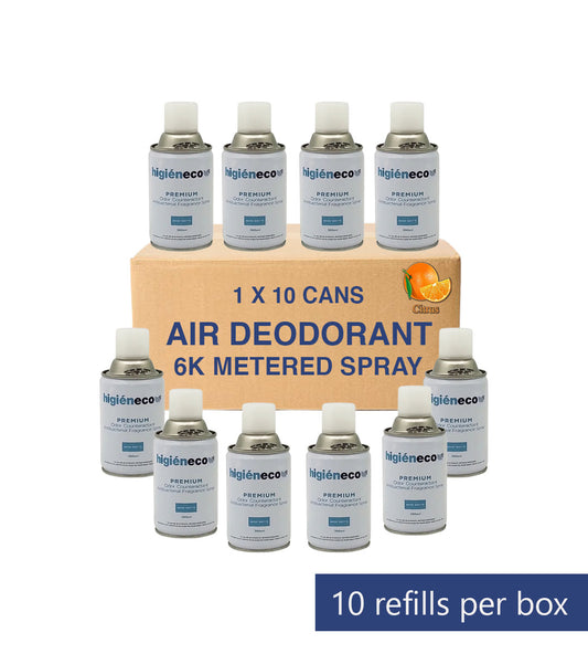 Higieneco Aerosol Air Freshener Automatic Fragrance Refill, Antibacterial, 300 mL