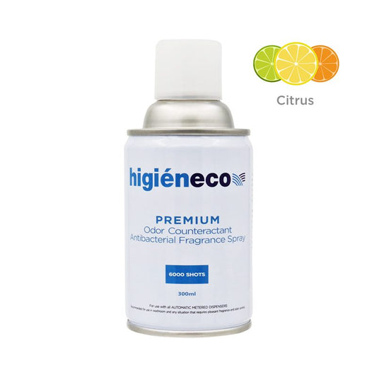 Higieneco Aerosol Air Freshener Automatic Fragrance Refill, Antibacterial, 300 mL