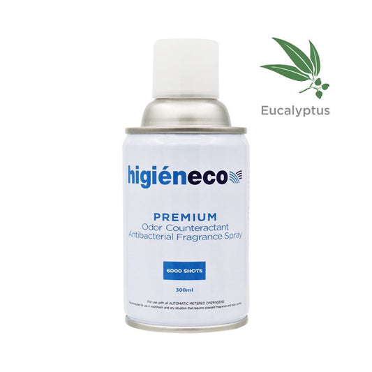 Higieneco Aerosol Air Freshener Automatic Fragrance Refill, Antibacterial, 300 mL