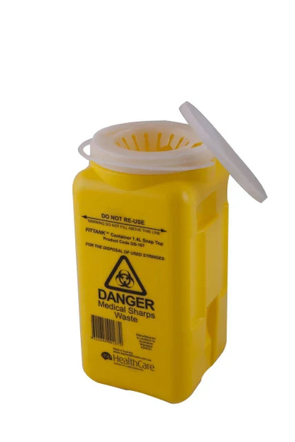 FITTANK 1.4L Sharps Container