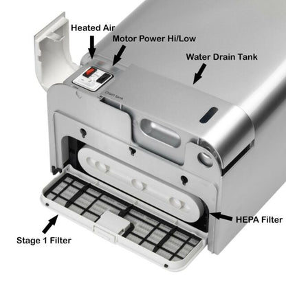 UltiMAX High Speed Hand Dryer Silver