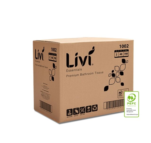 Livi Essentials Toilet Tissue 2 Ply 700 Sheets