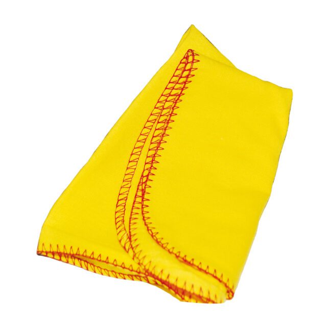 Unwrapped Yellow Polish Cloth