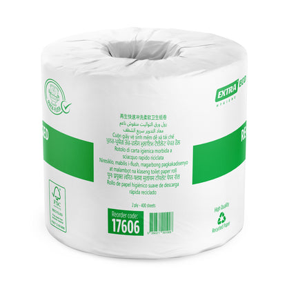 Extra Hygiene Recycled Quick-Flush Toilet Paper