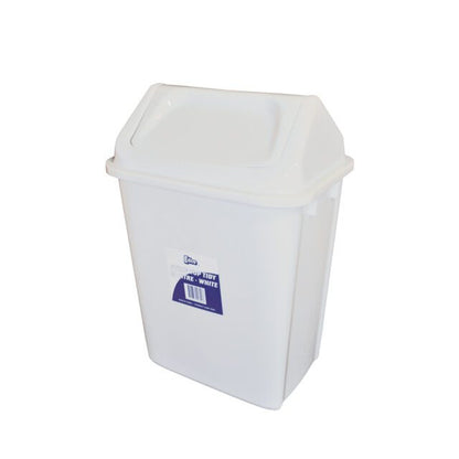 Edco Swing Top Bin White