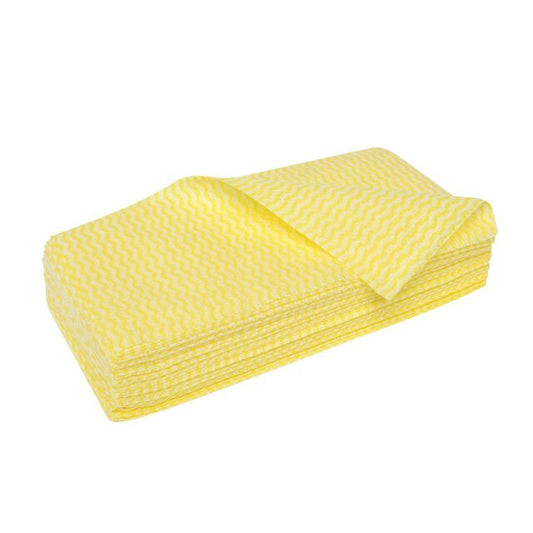 Edco Merriwipe Heavy Duty Wipes, Yellow, 20 Pack