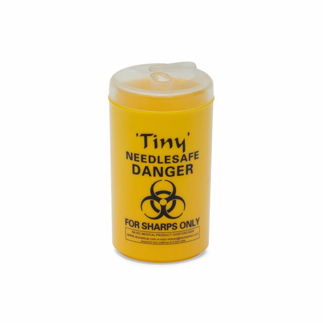 Sharps Container 200 mL Sonic-Welded Lid
