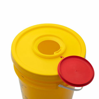Sharps Container 24 L Non-Spill Snap On Lid