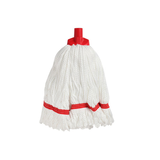 Edco Microfibre Round Mop, Red