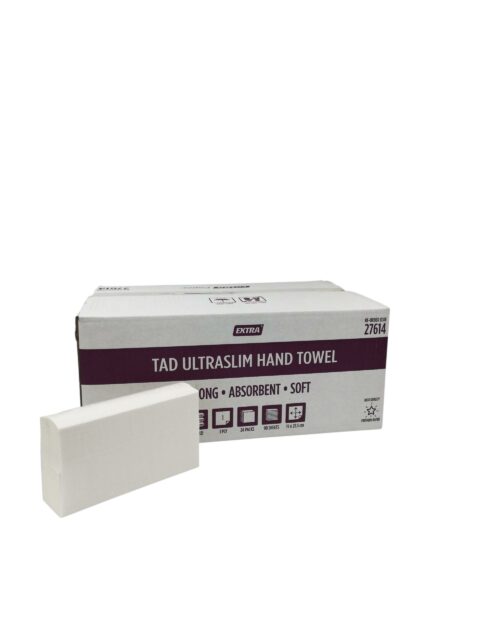 Extra Hygiene TAD Interleaved Compact Hand Towels, 2160 Sheets