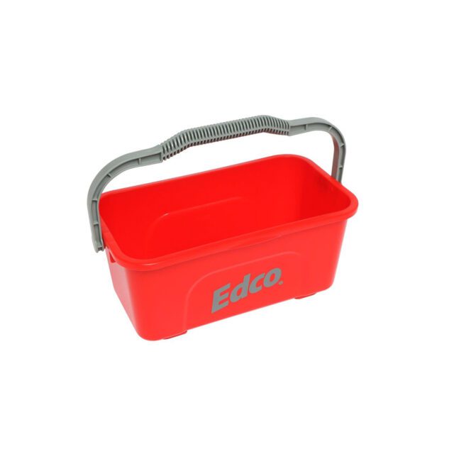 Edco All Purpose Mop and Squeegee Bucket, Red, 11L