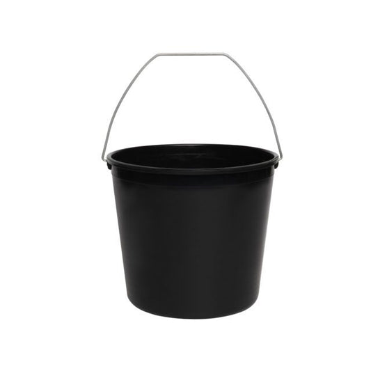Round Soft Bucket, Black, 10 L