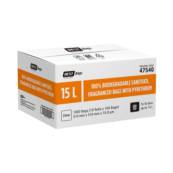 Best Hygiene Biodegradable Fragranced Sanitary Bags