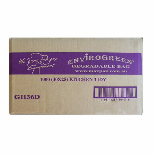 36 L Degradable Natural Garbage Bags, 1000 count