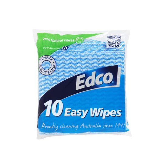 Edco Easy Wipes, 10 Pack