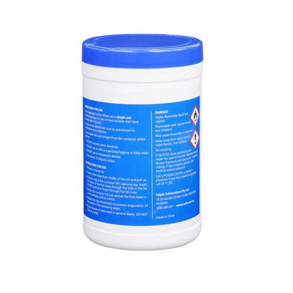 Edco Isopropyl Surface Wipes Canister, 75 Pack
