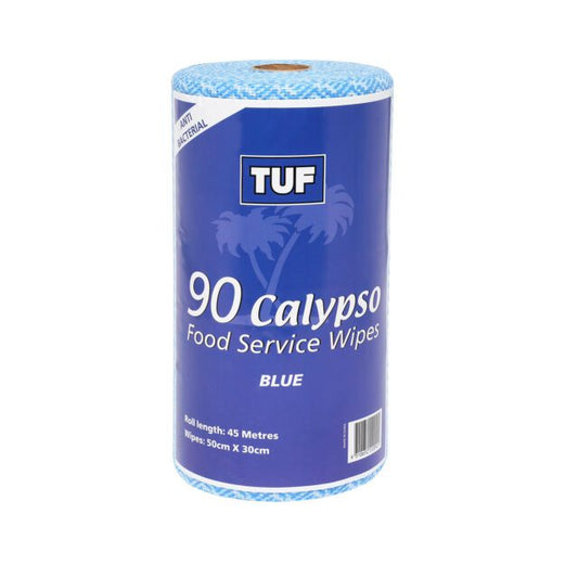 Tuf Calypso Food Service Wipes Roll, Blue