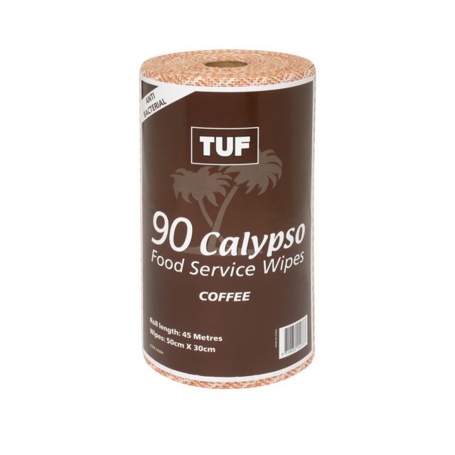 Tuf Calypso Food Service Wipes Roll, Coffee